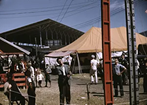 At the Vermont state fair, Rutland, 1941. Creator: Jack Delano At the Vermont state fair, Rutland, 1941. Creator: Jack Delano