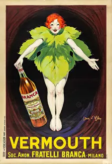 Vermouth - Fratelli Branca Milano, 1922. Creator: D'Ylen, Jean (1886-1938).<br> Vermouth - Fratelli Branca Milano, 1922. Creator: D'Ylen, Jean (1886-1938)