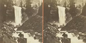 Carleton Emmons Watkins Gallery: The Vernal Fall, 300 ft. Yosemite, 1861 / 76. Creator: Carleton Emmons Watkins