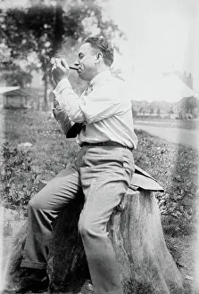 Tree Stump Prints: Vernon Dalhart, between c1915 and c1920. Creator: Bain News Service