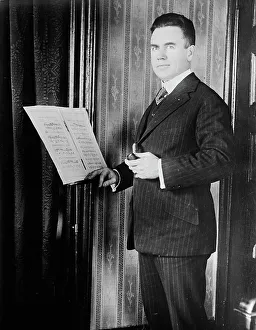 Pinstripe Prints: Vernon Dalhart, between c1915 and c1920. Creator: Bain News Service