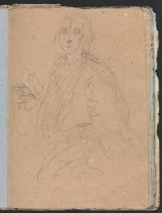 1723 1787 Prints: Verona Sketchbook: Gentlemen (page 55)