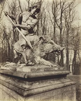 Versailles, Bosquet de l Arc de Triomphe, 1904. Creator: Eugene Atget