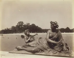 Andre Lenotre Prints: Versailles, Coin de Parc, 1901. Creator: Eugene Atget