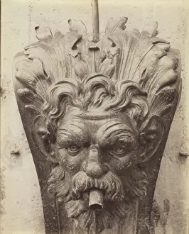 Versailles France Collection: Versailles, Cour de Marbre, Fontaine, 1903. Creator: Eugene Atget