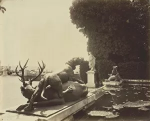 Capturing Collection: Versailles, Fontaine du Point du Jour, 1903. Creator: Eugene Atget