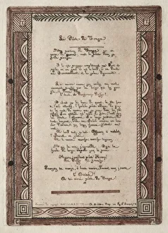 Charles Meryon French Prints: Verses to the Pilot of Tonga, 1856. Creator: Charles Meryon (French, 1821-1868)