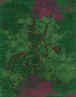 Versprengter Reiter (Scattered Rider), 1929. Creator: Klee, Paul (1879-1940)