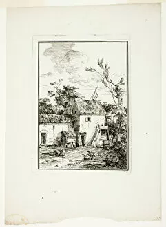 Vertical Landscape, c. 1779. Creator: Louis Gabriel Moreau
