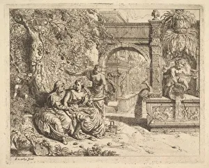 Pomona Prints: Vertumnus and Pomona. Creator: Richard van Orley