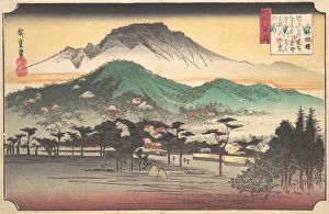 Vesper Bells at Mii Temple, ca. 1832. ca. 1832. Creator: Ando Hiroshige
