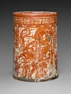 Hieroglyph Prints: Vessel of the Dancing Lords, A. D. 750 / 800. Creator: Ah Maxam