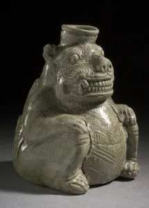 Furnishings Prints: Vessel in the Form of a Bear, between 265 and 316. Creator: Unknown