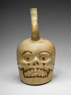 Vessel in the Form of a Skull, 100 B. C. / A. D. 500. Creator: Unknown