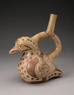 Vessel in the Shape of a Bird, 100 B.C./A.D. 500. Creator: Unknown
