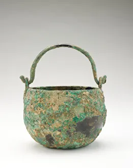 Wine Vessel Prints: Vessel (you?), Zhou dynasty, ca. 1050-221 BCE. Creator: Unknown