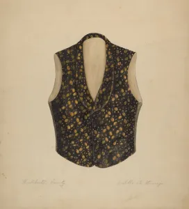 Vest Prints: Vest, 1935 / 1942. Creator: Isabelle De Strange