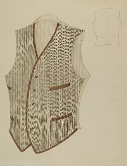 Vest Prints: Vest, 1935/1942. Creator: Louis Maldarelli