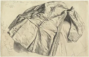 Vest Prints: The Vest of August the Strong, 1840. Creator: Adolph Menzel