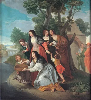 Priests Prints: The Vestal Tuccia, Second Half of the 18th cen Artist: Corvi, Domenico (1721-1803)