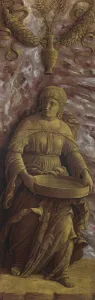 National Gallery Collection: The Vestal Virgin Tuccia with a Sieve, c. 1500. Creator: Mantegna, Andrea (1431-1506)