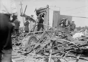 Wreck Prints: Vestibule of Chancellor, 1913. Creator: Bain News Service