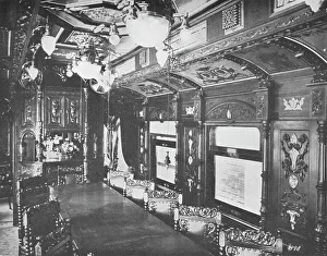 Alured Gray Prints: Vestibule Dining Car on the Rio-Sao Paulo Night Express of the Central Railway of Brazil