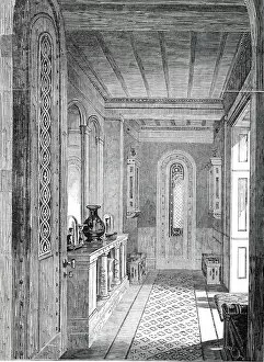 Beckford William Gallery: The Vestibule, Lansdown Tower, 1845. Creator: Unknown