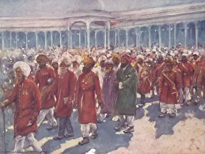 'Veterans of the Mutiny on the Great Day', 1903. Artist: Mortimer L Menpes 'Veterans of the Mutiny on the Great Day', 1903. Artist: Mortimer L Menpes