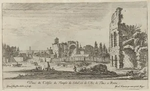 Silvestre Israel Prints: Veuë du Colisée du Temple du Soleil
