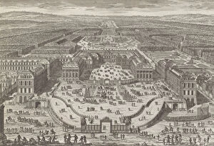 Andre Lenotre Gallery: Veüe generale du chateau de Versailles, 1680s. 1680s. Creator: Adam Perelle