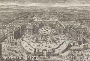 Adam Perelle Prints: Veüe generale du chateau de Versailles, 1680s. 1680s. Creator: Adam Perelle