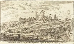 Silvestre Israel Prints: Veue de la Tour de Grignon, 1650. Creator: Israel Silvestre