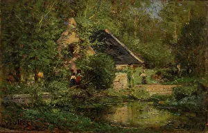 Bogolyubov Prints: Mill in Veules, 1882-1883