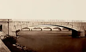 Baldus Collection: Viaduc de l Iser, ca. 1861. Creator: Edouard Baldus