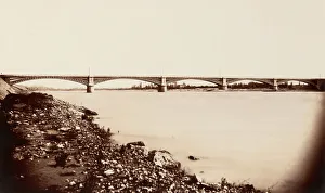 Baldus Prints: Viaduc de la Voulte, 1861 or after. Creator: Edouard Baldus