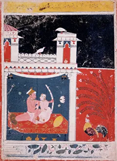 Rooster Prints: Vibhasa Ragini, Fourth Wife of Megha Raga