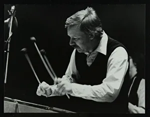 Percussion Prints: Vibraphonist Gary Burton playing at the Forum Theatre