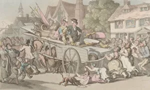 Goldsmith Collection: The Vicar in company with Strolling Players, from The Vicar of Wakefield'