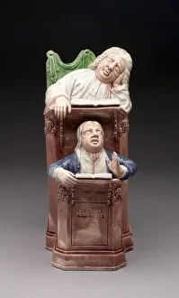 Clergy Gallery: The Vicar and Moses, England, 1780 / 90. Creator: Ralph Wood the Younger