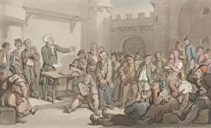 Clergy Gallery: The Vicar Preaching to the Prisoners, from The Vicar of Wakefield, May 1