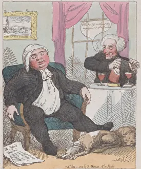 Vicar, September 10, 1799. September 10, 1799. Creator: Thomas Rowlandson