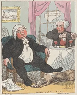 Vicar, September 10, 1799. September 10, 1799. Creator: Thomas Rowlandson