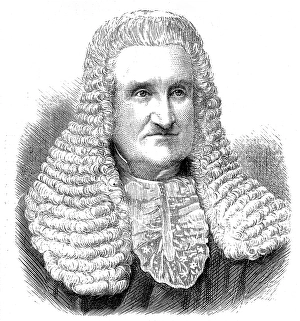 Barrister Prints: Vice-Chancellor Charles Hall, 1873. Creator: Unknown