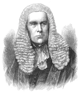 Barrister Prints: Vice-Chancellor Wickens, 1871. Creator: Unknown
