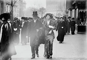 Vice President Prints: Vice President And Mrs. Marshall, 1913. Creator: Unknown