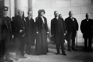 Inauguration Prints: Vice President Thomas Riley Marshall - Arrival For Inauguration
