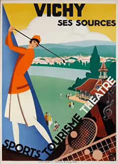 Vichy, Ses Sources, 1928. Creator: Broders, Roger (1883-1953)