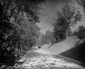 Transparency Prints: Vicksburg National Cemetery, between 1880 and 1897. Creator: William H. Jackson