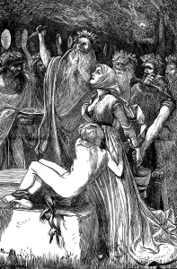 Alfred Lord Prints: The Victim, 1868. Artist: Arthur Boyd Houghton